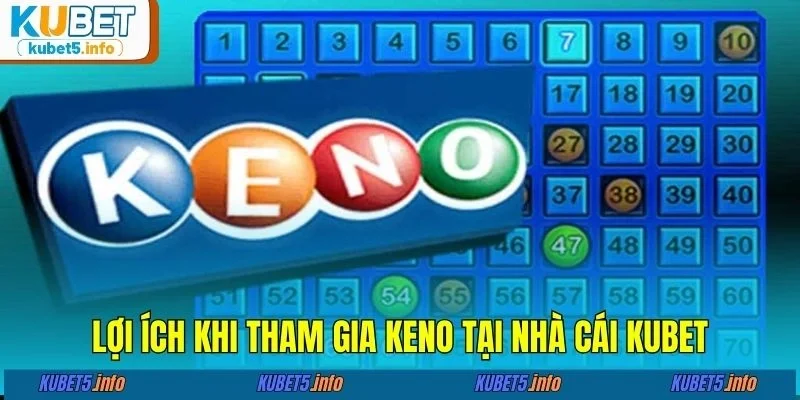 Lợi ích khi tham gia Keno tại nhà cái KUBET