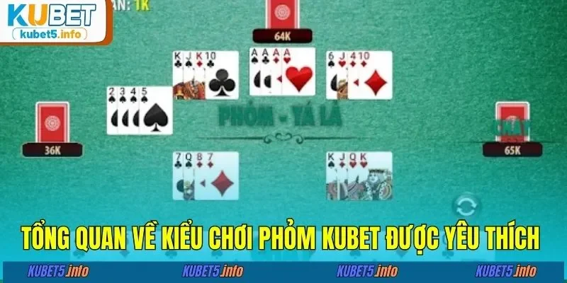 Tổng quan về kiểu chơi phỏm KUBET được yêu thích 